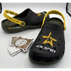 Crocs‎ Classic US Army Clogs Men's 13 Army Green New w/ Bag Military Style